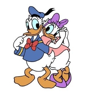  Donald pato and margarita pato
