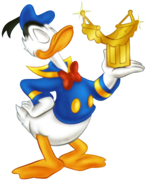 Donald Duck with Hammock Award