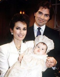  Erica & Travis Montgomery with their daughter Bianca when she was a baby