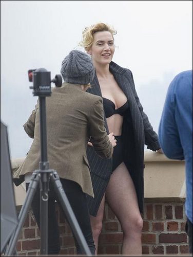  Kate Winslet poses for Harper's Bazaar