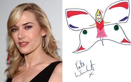  Kate Winslet's contribution to 나비 Book