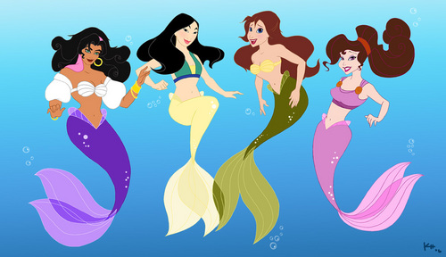  Mermaid Ladies
