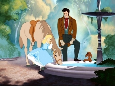Young Cinderella and Father