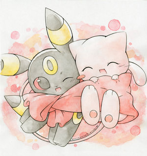  umbreon and mew