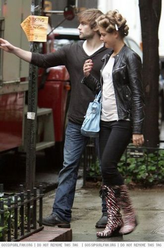Chace on set of their new movie “Twelve”