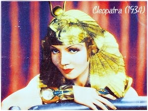  Claudette Colbert as Cleopatra
