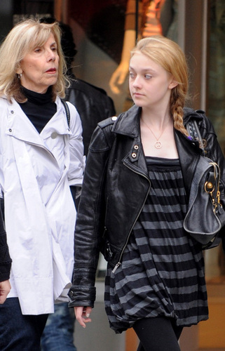 Dakota out with Mom on Mother's Day