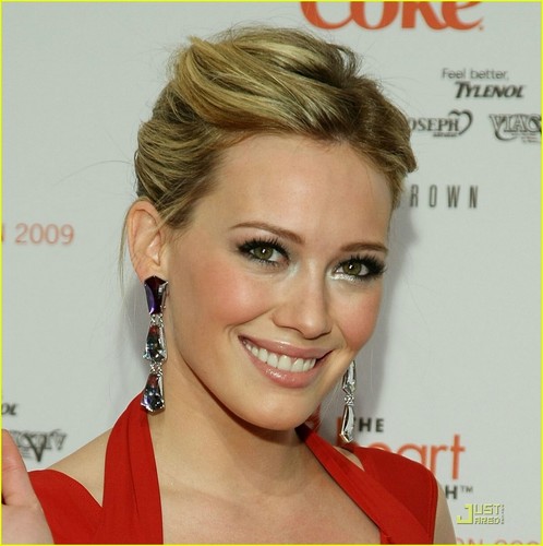 Hilary at the Heart Truth Red Dress collection 2009