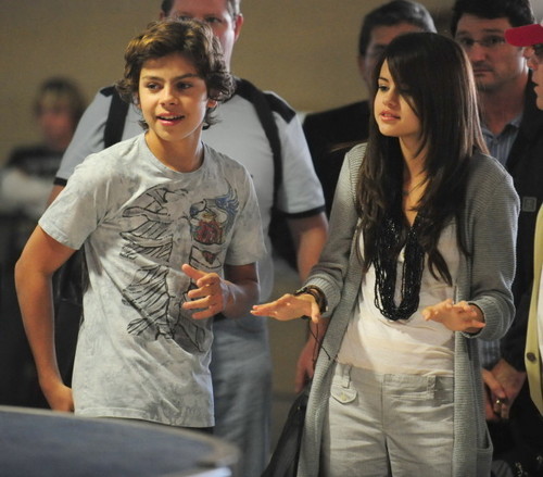 Jake/Selena At LAX Airport