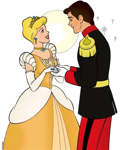  Princess Cinderella and Prince Charming