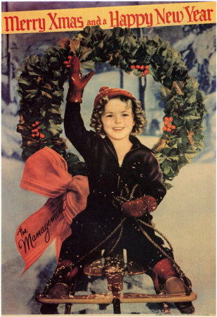  Shirley Temple Christmas Card
