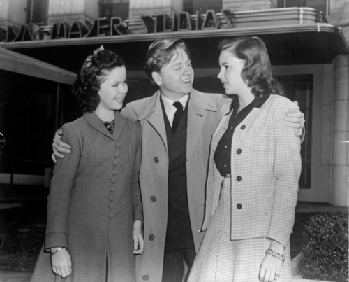  Shirley Temple with Judy Garland and Mickey Rooney