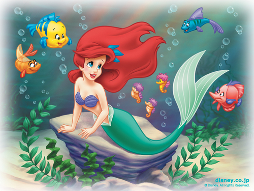  ডিজনি Princess দেওয়ালপত্র - Princess Ariel