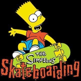 Bart's skateboard