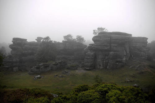 Brimham Rocks in Yorkshire