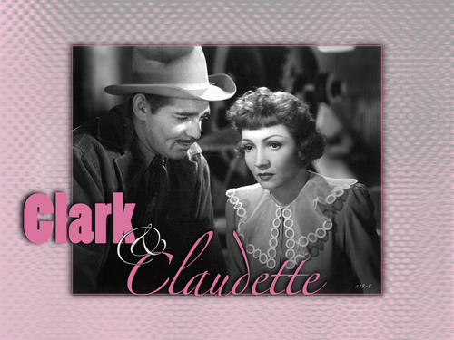  Clark Gable and Claudette Colbert
