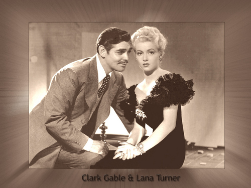  Clark Gable and Lana Turner