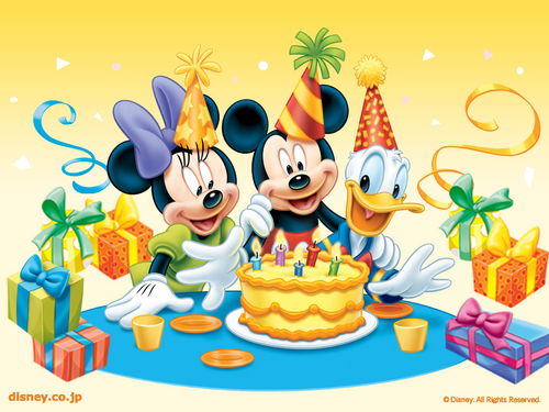  Disney Birthday achtergrond