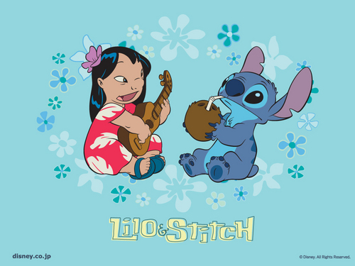 Lilo and Stitch kertas dinding