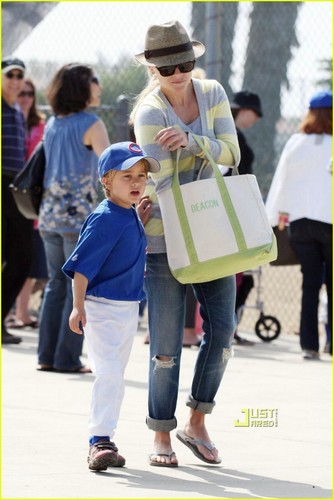  Reese with her son Deacon
