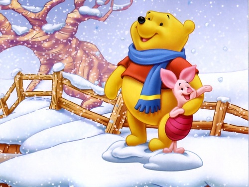  Winnie the Pooh and Piglet fond d’écran