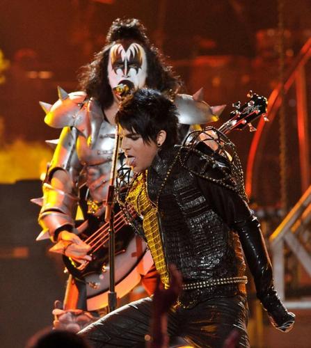  Adam Performing with KISS