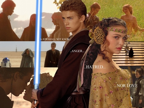  Anakin and Padme fondo de pantalla