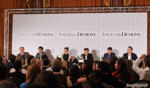  天使 & Demons - Rome press conference.