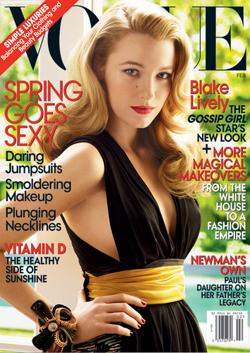  Blake Lively in Vogue magazine