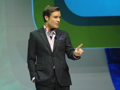  Ed Westwick at CW Upfronts