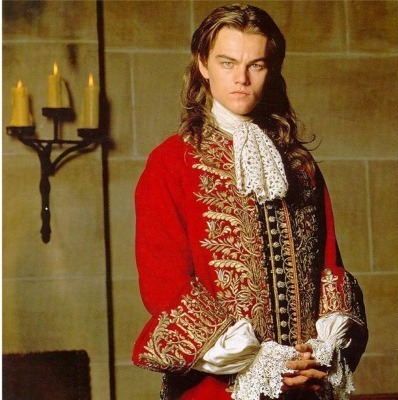  Leonardo DiCaprio as King Louis XIV