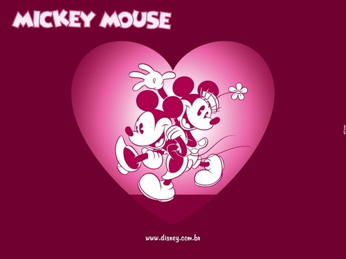  Mickey muis and Minnie muis achtergrond