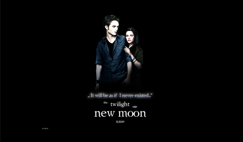 NEW MOON ll Edward & Bella ll Alternative Promo Wallpaper
