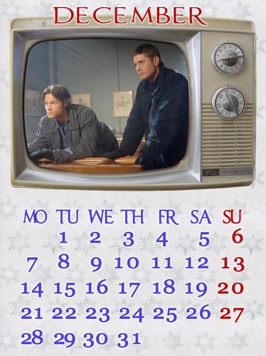  sobrenatural ''calendar 2009''