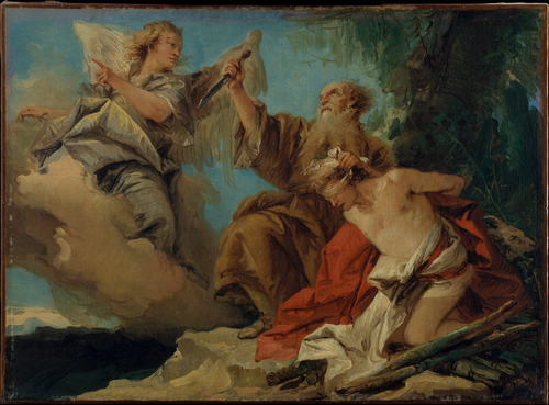  'The Sacrifice of Isaac' দ্বারা Giovanni Domenico Tiepolo