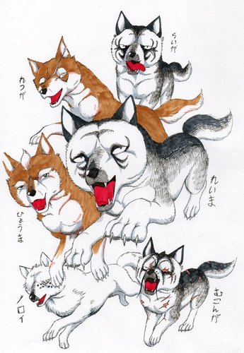 Anime wolves