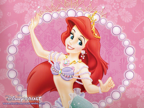  Walt ডিজনি দেওয়ালপত্র - Princess Ariel