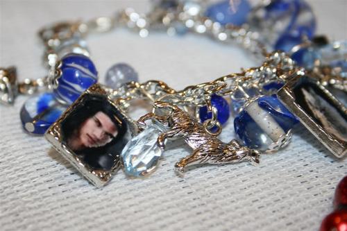  Blue serigala Jocob inspired charm Bracelet $20