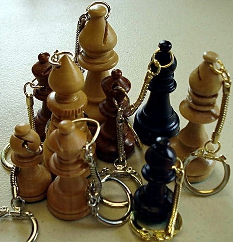 Chess Pieces Keychains