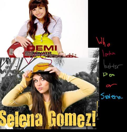  Demi and Selena peminat art