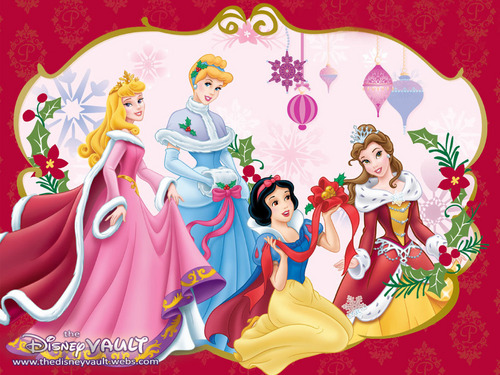  Disney Princess Krismas kertas dinding