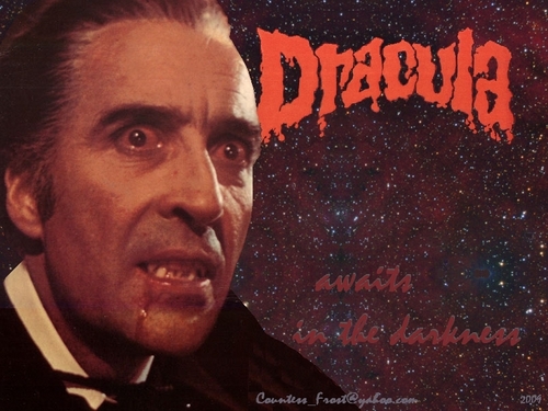  Dracula awaits in the darkness