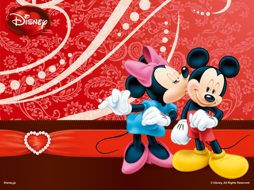  Mickey and Minnie پیپر وال