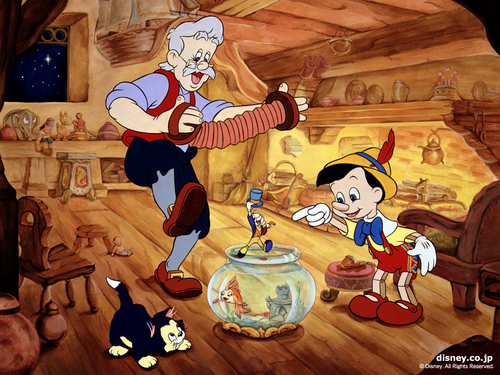  Pinocchio karatasi la kupamba ukuta