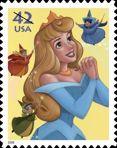  Sleeping Beauty Postage Stamp