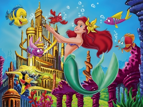  The Little Mermaid kertas dinding