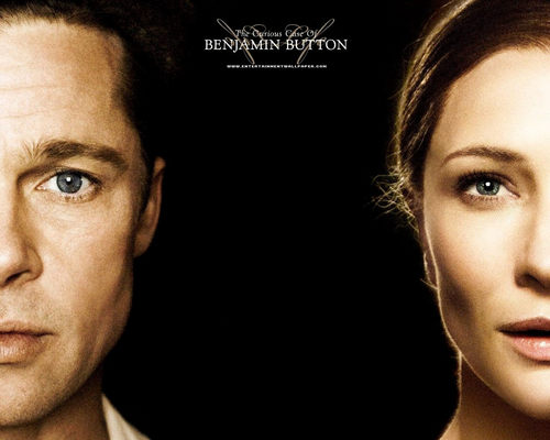  Benjamin Button and madeliefje, daisy achtergrond