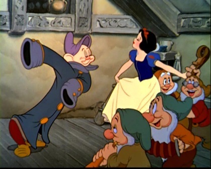 Dopey and Snow White Dancing