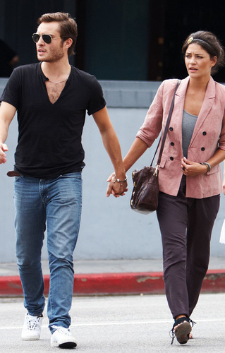  Ed Westwick and Jessica Szohr out in LA