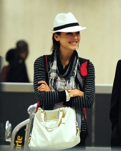  Jessica Stroup at LAX airport